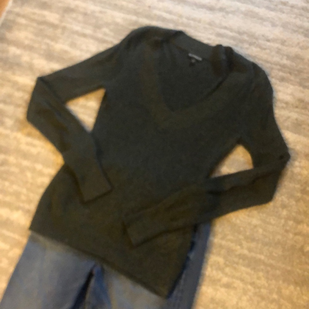 Express Plunging V neck sweater